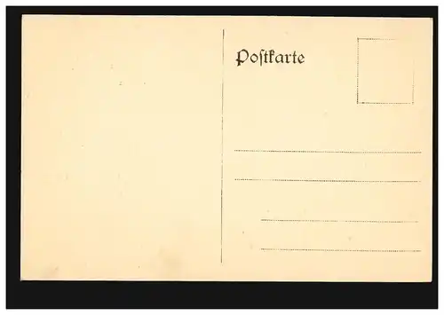 AK Gruss d'Arenberg appelé coq rouge: croix commémorative, inutilisé