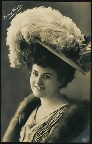 Künstler-AK Emily Wehlen - Operettensängerin und Schauspielerin, um 1900