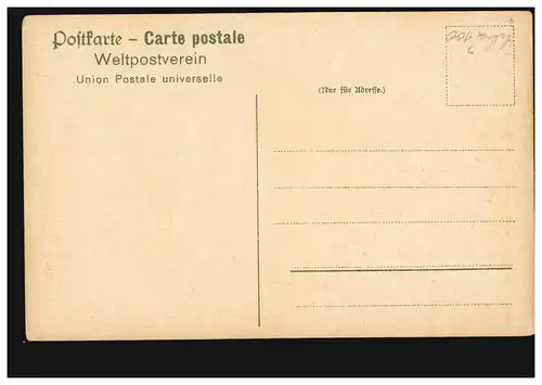 AK Gruss de Hesse: berger avec horde de moutons, inutilisé