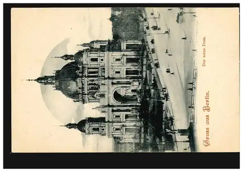 AK Gruss de Berlin: La nouvelle cathédrale, inutilisé