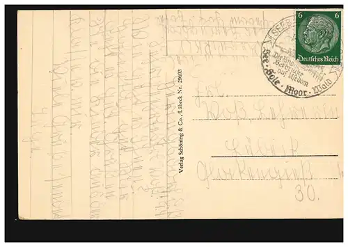 AK Gruss de Seebad Heringsdorf avec 4 photos, SST SEEBAD HERINGSDORF 14.9.1941