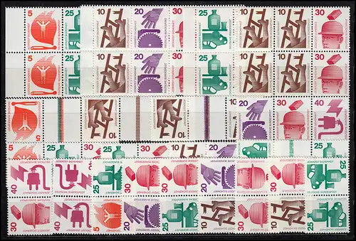 ZD-Set accident de MHB 15,16,18,19, avec 17 pièces + 4 feuilles de feuillet, **