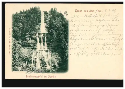 AK Salutation de la résine: cas d'eau de roman dans l'okerthal, non utilisé