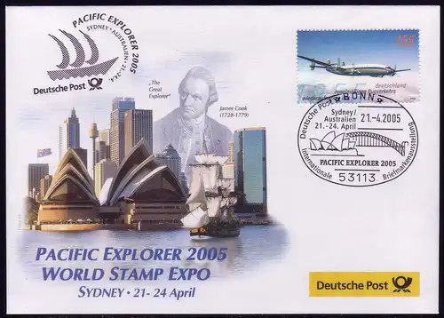 Ausstellungsbeleg Nr. 99 PACIFIC EXPLORER Sydney 2005