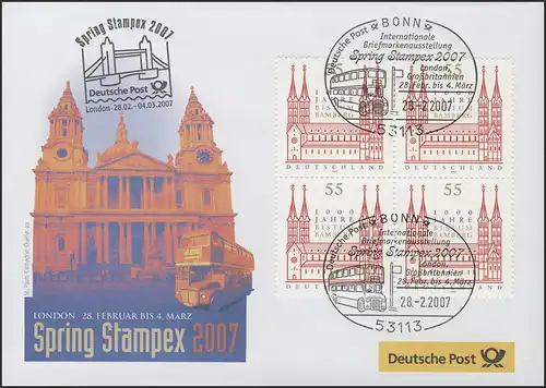 Ausstellungsbeleg Nr. 117 SPRING STAMPEX London 2007