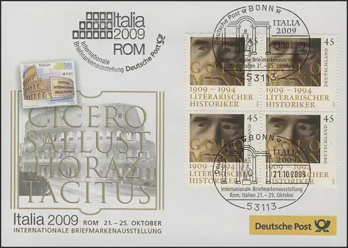 Ausstellungsbeleg Nr. 144 ITALIA Rom 2009
