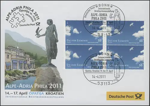 Document d'exposition no 161 ALPE-ADRIA-PHILA Opatija 2011