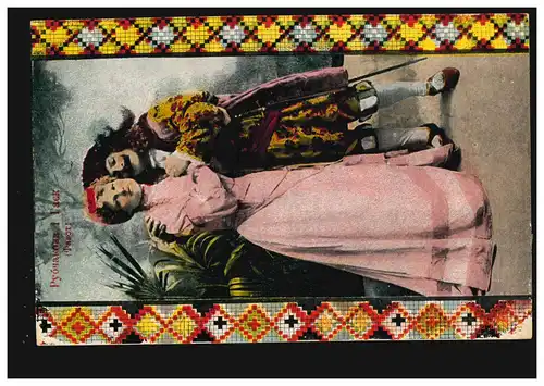 Artiste AK scène 1919 à Goethes Gretchen et Poust, inutilisé