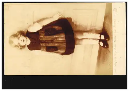 Künstler-AK Aufray Genestoux: Foto Poupee Puppe, Salon Paris, ungebraucht