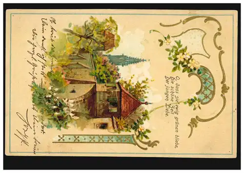 Carte des murs de la ville église et plantes, ESPANDAU 14.12.1902 selon GLOGAU
