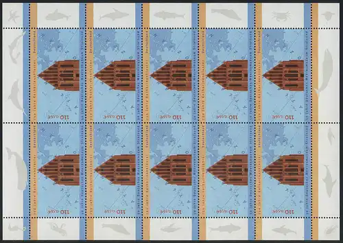 2195 Katharinenkloster und Deutsches Meeresmuseum Stralsund- 10er-Bogen **