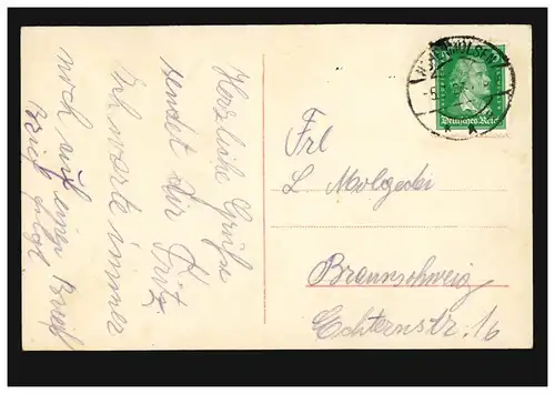 Mode AK Femme souriante en manteau de fourrure avec chapeau, HAUTE PUISSANCE 5.3.1927