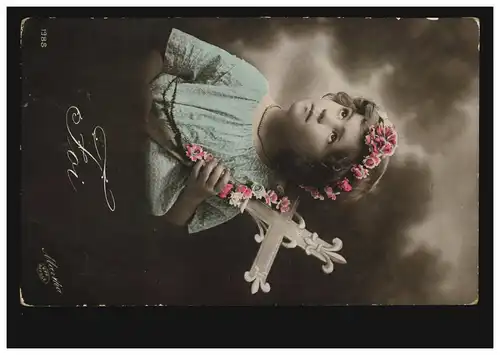 Feldpost BS Res. Inf. Rgt. 31 1. Maschinengewehr-Kompanie 20.3.17, AK Vertrauen