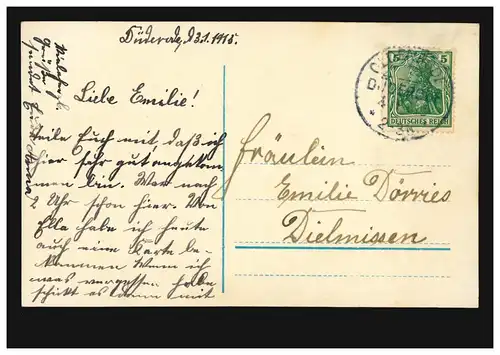 Mode AK Femme dans le look marin, OLDENRODE-DÜDERODE 4.1.1915