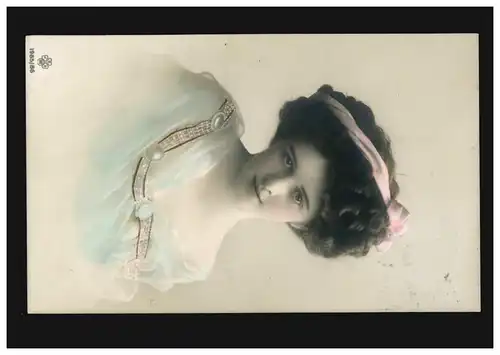 Mode AK Femme avec bande de cheveux, édition S.B.W. Kleeblatt, STEZER / STEZERY