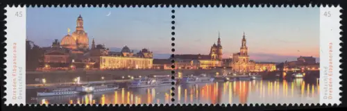 3068-3069 Panorama Dresden, Zusammendruck nassklebend, **