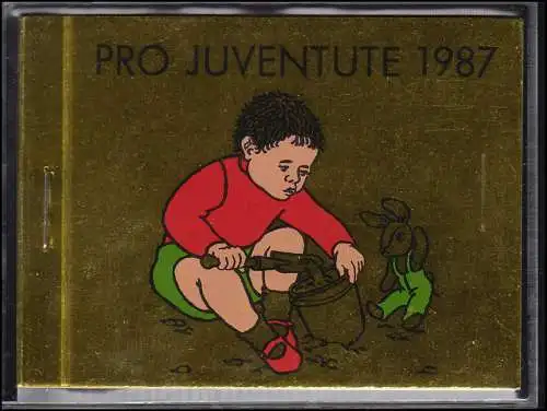 Suisse Carnets de Marques 0-83, Par Juventute Le Petit enfant 1987, **