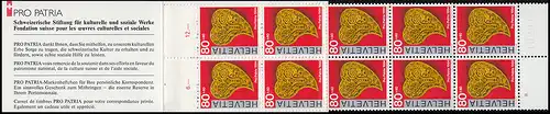 Schweiz Markenheftchen 0-97, Pro Patria Volkskunst 1994, **