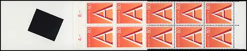 Suisse Carnets de marques 0-98, marque A-Post 1994, **