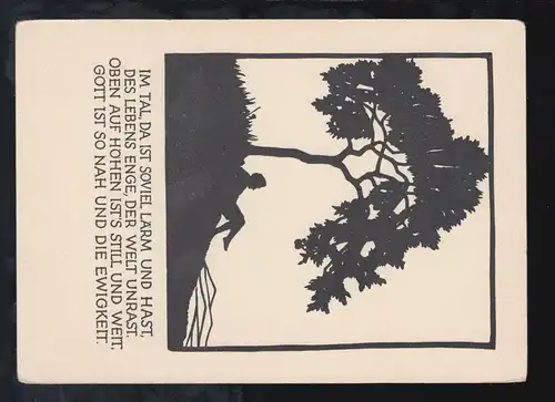 Ciseaux AK Hartmann: homme couché sous un arbre, non utilisé