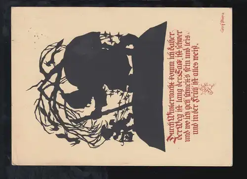 AK Georg Plischke: Père Noël, HAMBURG 23.12.32