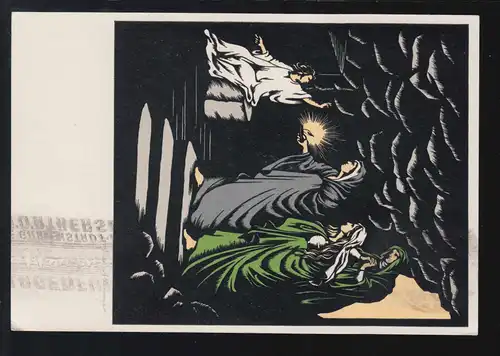 Künstler-AK Ullmayer: Drei Frauen bringen Licht ins Dunkel, KLAGENFURT 1961