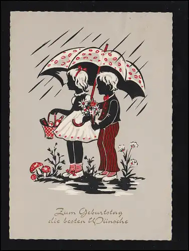 Ciseaux AK Anniversaire: Cadeaux de parapluie de filles et de jeunes, CELLE 1965