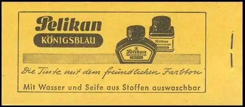 2a MH Heuss - Pelikan königsblau ..., postfrisch