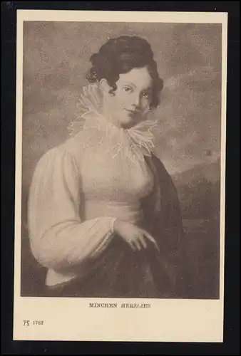 Künstler-AK Goethes Freundinnen: Wilhelmine Herzlieb, ungebraucht