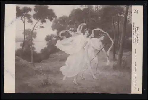Künstler-AK F. Lafon: Danse de nymphes - Nymphen-Tanz, SIEBLEBEN 1911 nach Bonn