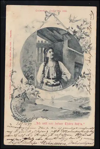 AK Artiste femme en terre ferme - Je veux rester à ta porte! inutile