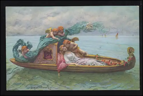 Künstler-AK Domenico Mastroianni: Die Poesie der Lagune, ungebraucht