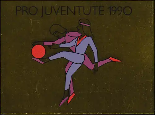 Suisse Carnets de marques 0-88, Par Juventute Loisirs 1990, **