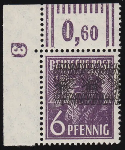 37I DD W OR DZ Bandaufdruck als Ecke oben links DZ 3 neg. -Haftpunkte BPP-Befund