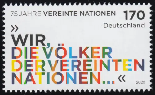 3549 Jubilé 75 ans des Nations Unies, ** post-fraîchissement