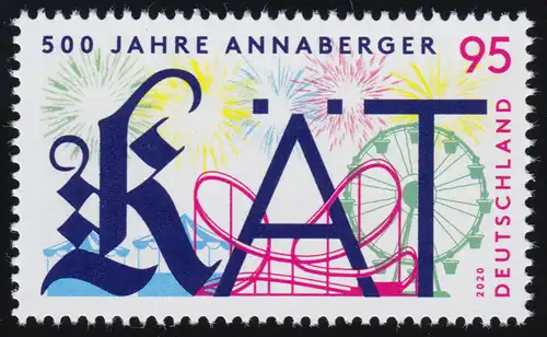 3547 Jubiläum 200 Jahre Annaberger KÄT,  ** postfrisch