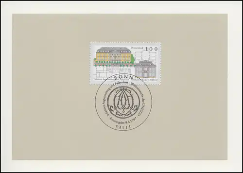 MinKa 13/1997 Patrimoine culturel, Augustusburg, Falkenlust, Bruehl