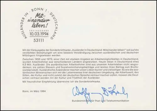 MinKa 10/1994 - Miteinander leben!