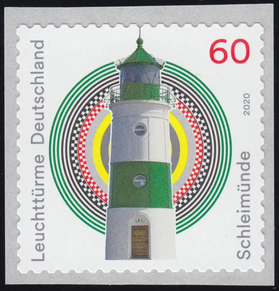 3555 Leuchtturm Schleimünde, selbstklebend, ** postfrisch