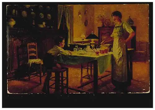 AK d'huile dans la cuisine - Au remplissage des verres, non utilisé