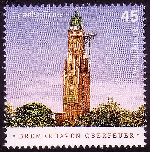 2612 Leuchttürme 45 C Bremerhaven Oberfeuer **