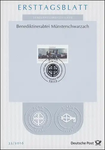 ETB 32/2016 Abbaye bénédictine de Münsterschwarzach