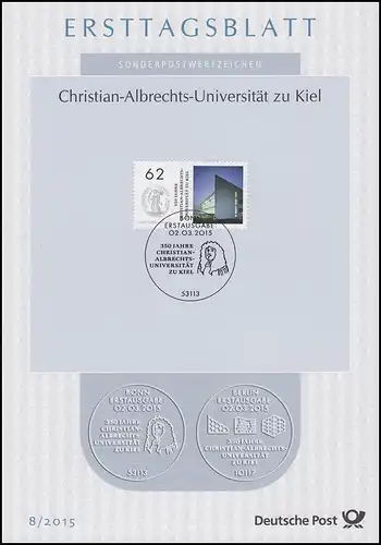 ETB 08/2015 Université Christian-Albrechts à Kiel