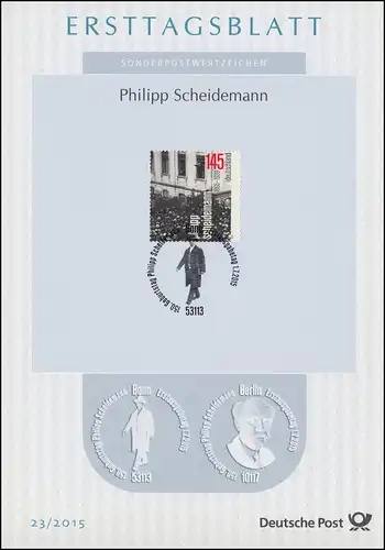 ETB 23/2015 Philipp Scheidemann, Politiker