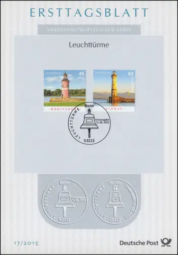 ETB 17/2015 Phares, Moriztburg et Lindau