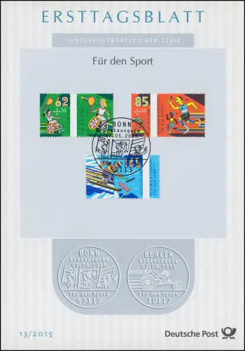 ETB 13/2015 Aide sportive, ski, tennis en fauteuil roulant, course et saut en hauteur