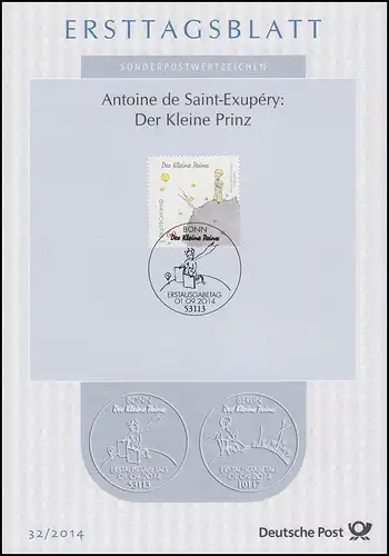 ETB 32/2014 Antoine de Saint-Exupéry - Le Petit Prince