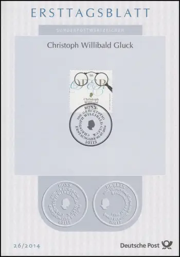 ETB 26/2014 Christoph Willibald Gluck, Komponist