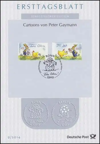 ETB 09/2014 Cartoons, Peter Gaymann, Ostern