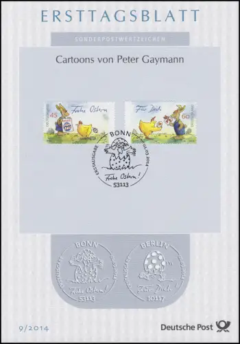 ETB9/2014 Cartoons, Peter Gaymann, Pâques